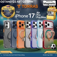 (Free Gift) TORRAS OSTAND Q3 SPIN/Q3 Air Case For iPhone/17/17 Pro/17 Max