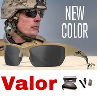 แว่นตา Wiley X ของแท้ รุ่น Valor สีใหม่ กรอบสีน้ำตาล ชุด เลนส์เดียว เข้ากับหน้าคนไทยส่วนใหญ่ น้ำหนัก