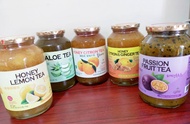 Honey Citron Tea/ Honey Citron & Ginger Tea/ Aloe Tea/Honey Lemon/ Passion Fruit Tea/ Peach & Oolong