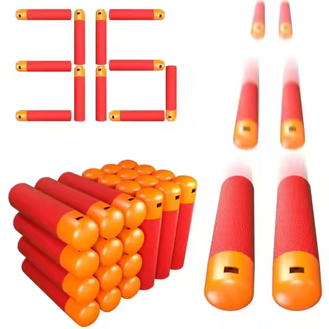 36PCS E-Mega Dart Refill Pack 9.5cm Compatible with Nerf Mega Guns Universal Mega Pack Refill Bullet