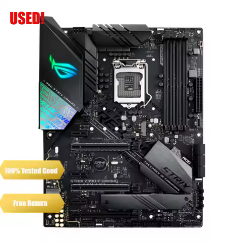 LGA 1151 Asus ROG STRIX Z390-F GAMING Motherboard DDR4 Intel 8th 9th-Gen i9 i7 i5 i3 128GB RGB Cross