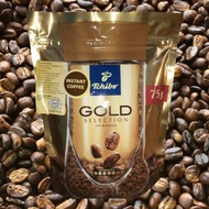 TCHIBO Gold Instant Coffee Refill Pack 75g Serbuk Kopi Kisar Segera Dijamin Halal