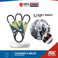 BANDO FAN BELT SUZUKI SUPER CARRY MULTICAB 660 CC GAS 2009-2019 4PK710 / 4PK870 1set