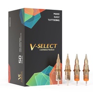 EZ Tattoo Cartridge Needles Assorted - 50Pcs #10 Mixed (3RL 5RL 7RL 7RS 9RS) Bugpin Tattoo Needles C