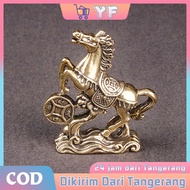 Chinese Feng Shui Horse Statue Decoration Brass Horse Statue Home Decoration