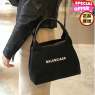 🎉新品好折扣✨Balenciaga 390346 Navy XS Cabas 帆布包 經典黑 附可斜背長肩帶
