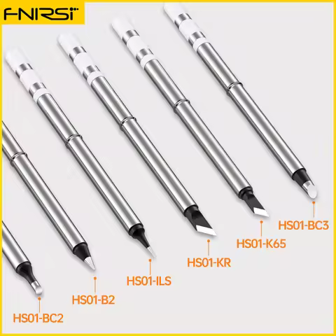 FNIRSI HS-01 Soldering Iron Tip HS01-BC2 B2 ILS KR K65 BC3 Internal Heating Type Lead Free Soldering