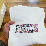 20Ss Cotton Takashi Murakami SUPREME Charity Bazaar Commemorating The Sun Flower BOX Printing Couple