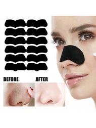 10 Piezas De Mascarilla Facial Removedora De Puntos - Etiqueta Adhesiva De Limpieza Profunda Para Reducir Los Poros Y Puntos De La Nariz