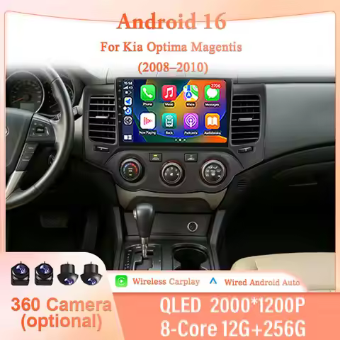 9" Android 16 for Kia Optima Magentis 2008–2010 Car Stereo Unit Player IPS HD Unit Wireless CarPlay 