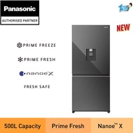 PANASONIC NR-BW530X 500L PRIME+ EDITION PREMIUM 2 DOORS REFRIGERATOR NR-BW530XMMM