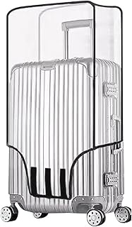 Clear Suitcase Cover - 20-30 Inch PVC Waterproof Luggage Cover - Top and Side Handle Gap Suitcase Pr