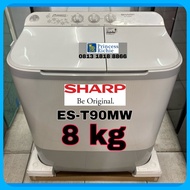 Mesin Cuci Sharp 2 Tabung 8 kg ES T 90 MW