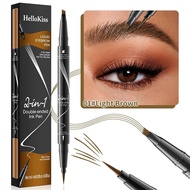 4-point Liquid Eyebrow Pencil Natural Smooth Clear Roots Brow Makeup Eye Pencil Double-ended H9m4