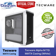 Tecware Alpha M TG MATX Casing (White)