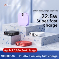 Mini power bank 20000mah 20W+22.5W fast charging portable charger, built-in wired power bank, with wired battery power bank 10000mah Power Banks powerbanks powerbank充电宝power bank suitable for iPhone Samsung Xiaomi 3 Mazer anker iwalk remax baseus aukey