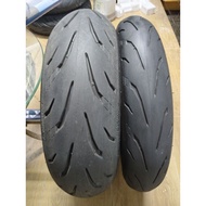 Michelin power 6 120/70/17 & 180/55/17 used tyre