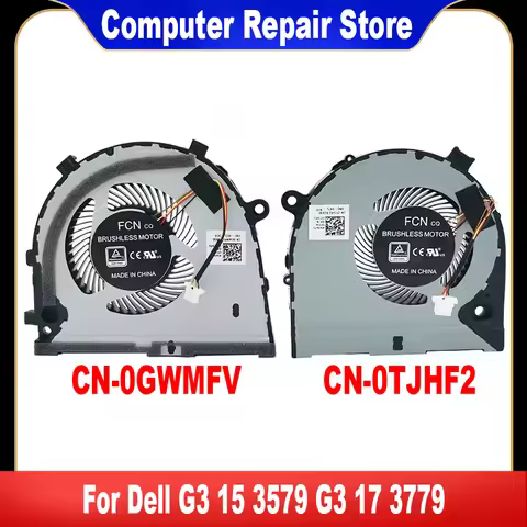 0GWMFV 0TJHF2 New Original For Dell G3 15 3579 G3 17 3779 CPU Cooling Fan GPU Cooler Fan Heatsink Ra
