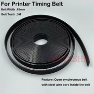 Inkjet Printer Motor Timing Belt Long Belt 3M-15MM for XP600 DX5 DX7 TX800 Mimaki JV33 Allwin Xuli Y
