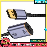 USB-C to Displayport Adapter Converter USB-C Type C Female Source to Displayport 1.4 Sink HDTV Cable