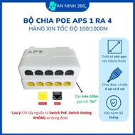 POE Extender APS 1 to 4 splitter | Transmission 100Mbps – 1Gbps | Stable connection for IP cameras |