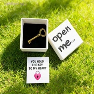 Rightfeel 1 Set Romantic Anniversary Valentine's Day Surprise Gift Open Me Key Gift Box For Her Him 