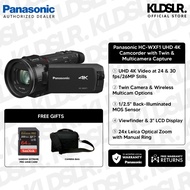 Panasonic HC-WXF1 UHD 4K Camcorder with Twin &amp; Multicamera Capture (Panasonic Malaysia Warranty)