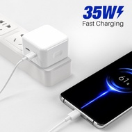 35W Fast Charger USB-C Adapter  – Compatible with iPhone 11–17 Pro Max 20W Data cable