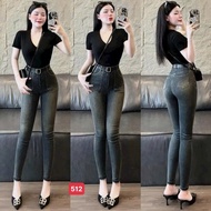 Women's stretch jeans, high-waisted women's jeans in many models TP ms625