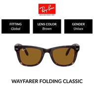 Ray-Ban Folding Wayfarer Unisex Global Fitting Sunglasses (50 mm) RB4105 710