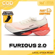 Local 361 Degrees Furious 2.0 Men Running Shoes Thick Sole Lightweight 672432201