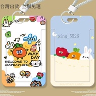 Mayday Merchandise Same Style🥕Mayday Carrot Student Card Holder Slide Food Card Bus Card ID Protecti