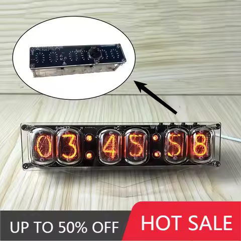 IN-12 Nixie Clock Accessories Creative Glow Tube Base Office Electronic Decoration DIY Nixie Tube Ta