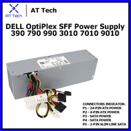 AT Tech DELL OptiPlex 390 790 990 3010 7010 9010 SFF Power Supply CPU Power Supply CPU Power Adapter