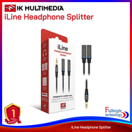 IK Multimedia iLine Headphone Splitter 1/8 (3.5mm) stereo male to 2 x 1/8 (3.5mm) stereo female รับป
