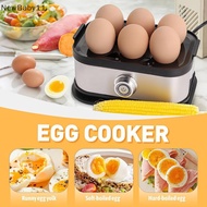 NY Stainless Steel Egg Cooker With Auto Shut Rapid Eggs Cooker Electric 6 Egg Capacity Boiled Corn A