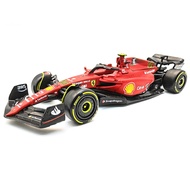 JODIYAAH Bburago 1/43 2022 F1-75 Scuderia Ferrari #16 Charles Leclerc F1-75 #55 Carlos Sainz Alloy L