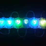 LAMPU STRIP MODUL LED 1 MATA JUMBO KEDAP KEDIP RGB VARIASI MOTOR MOBIL BIS TRUK 12 VOLT BERKUALITAS.