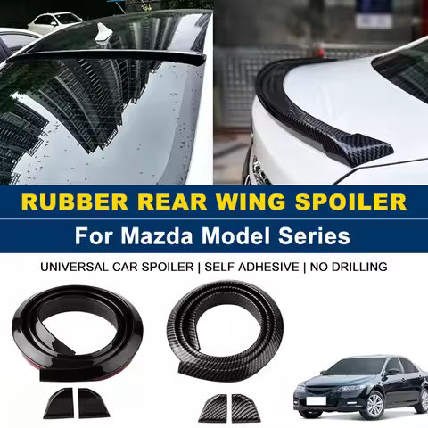 For Mazda 3 6 CX3 CX5 CX7 CX9 CX30 CX50 BT50 Atenza 1.5M Self-Adhesive Rear Spoiler Wing No Drill Tr