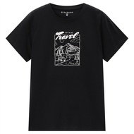 Ladies' Giordano Pure Cotton Round Neck Short Sleeve T-Shirt