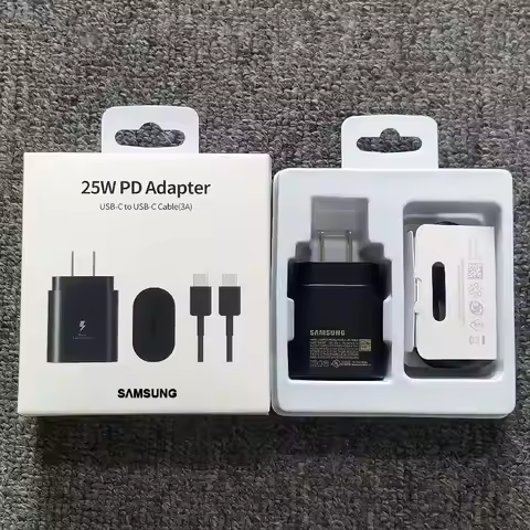 Samsung 25W Super Fast Charge Charger US Adapter For Galaxy Z Flip Fold 7 6 5 4 3 2 S20 S21 S22 S23 