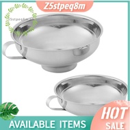 Canning Funnel, 2 Pack Stainless Steel Canning Supplies Kitchen Funnel Jar Funnel Canning Funnel