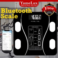 YumeLux iScale BT Bluetooth Weight Scale Body Digital Smart Weight Machine Penimbang Berat Badan 體重秤
