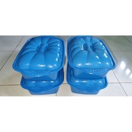 Plastic buffet container