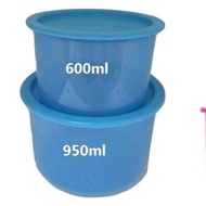 One Touch Junior Canister Blue Tupperware