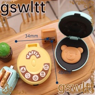 GSWLTT Electric Oven, 1/12 Dollhouse Kawaii Miniature Bread Maker, Kitchen Furniture Mini Model Mini Food Mini Waffle Cake Oven
