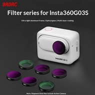BRDRC Suitable for Insta360 GO 3S Filter ND Light Reduction UV Protection CPL Polarizer Accessories