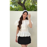 Puff Sleeves Top - Atwell Apparel