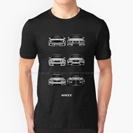 Generations Silver T-Shirt Cotton 1 Drift E30 E36 E46 E90 E91 E92 E93 F80 G80 Driving Burnout M2 M3 