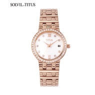 Solvil et Titus W06-03320-003 Women's Quartz Analogue Watch in White Dial and Stainless Steel Strap